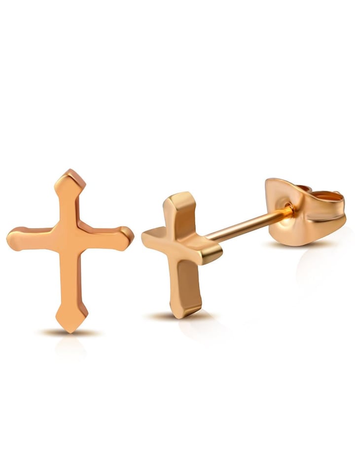Ohrstecker in Rosegold