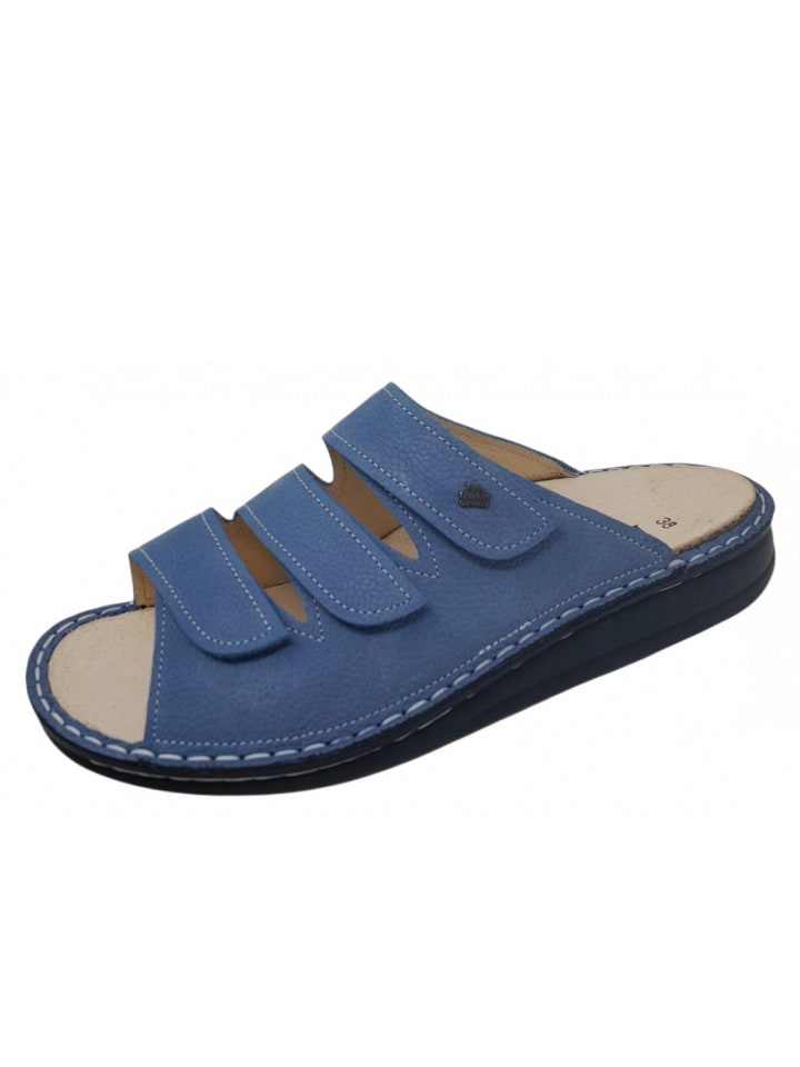 Pantolette Korfu in Blau