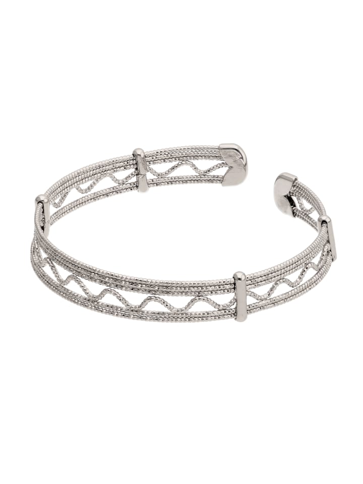 Women Cuff Bracelet in Silver
