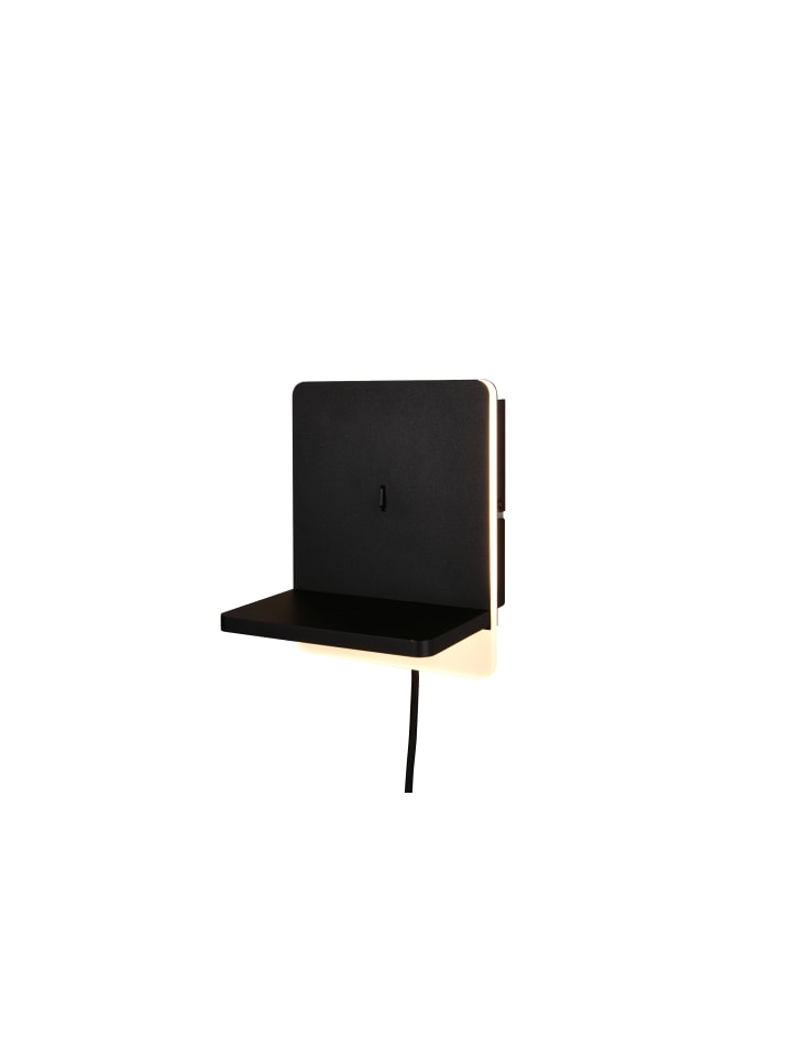 Wandleuchte FAIRFIELD in schwarz matt