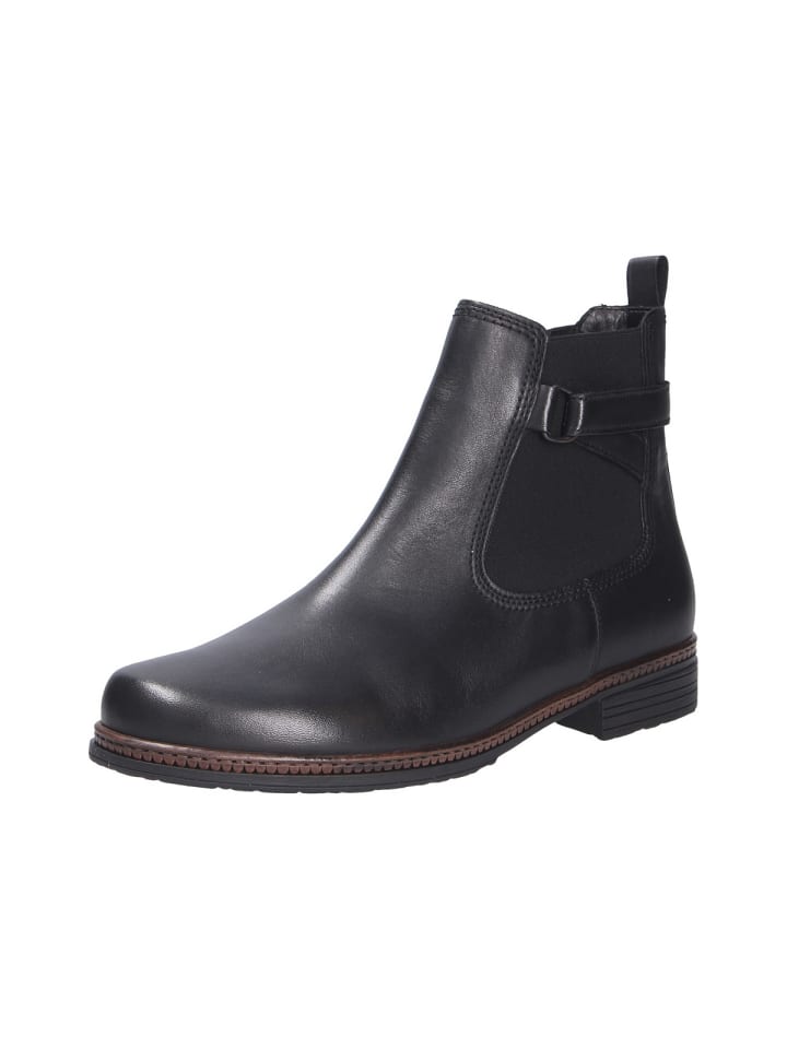 Stiefelette in schwarz