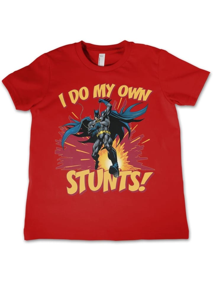 Shirt "I Do My Own Stunts Kids T-Shirt" in Rot
