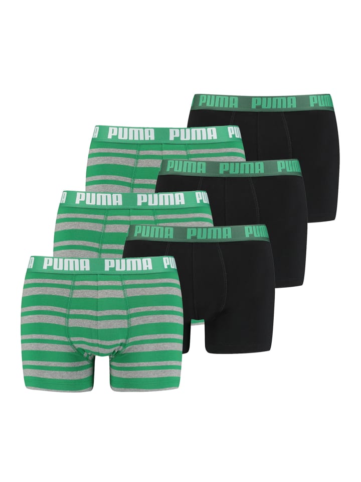 Boxershorts HERITAGE STRIPE BOXER 6er Pack in 327 - green