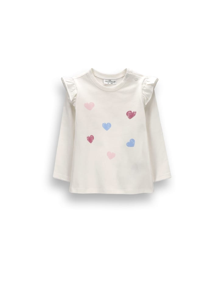 Langarmshirt in ecru