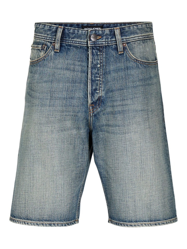 Baggy Fit Shorts in Blue Denim
