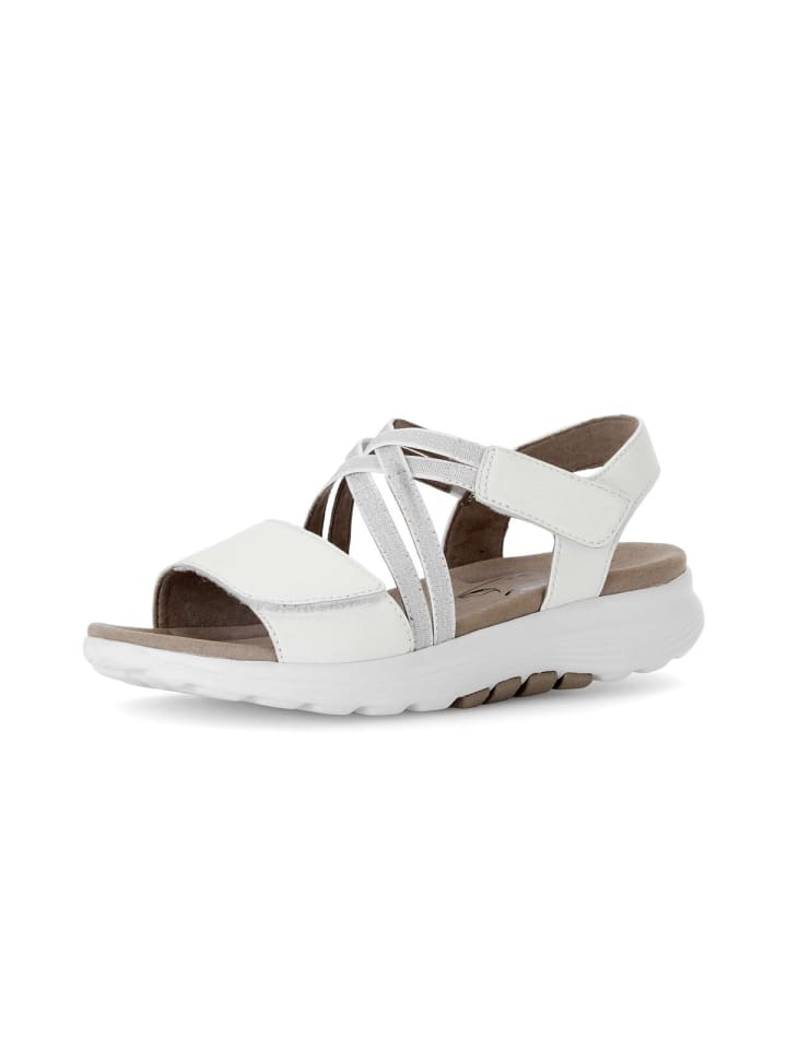 Riemchensandalen in weiß