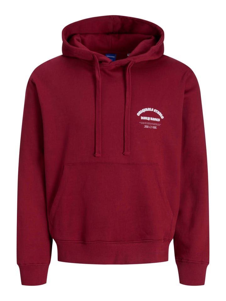 Kapuzenpullover in Tibetan Red