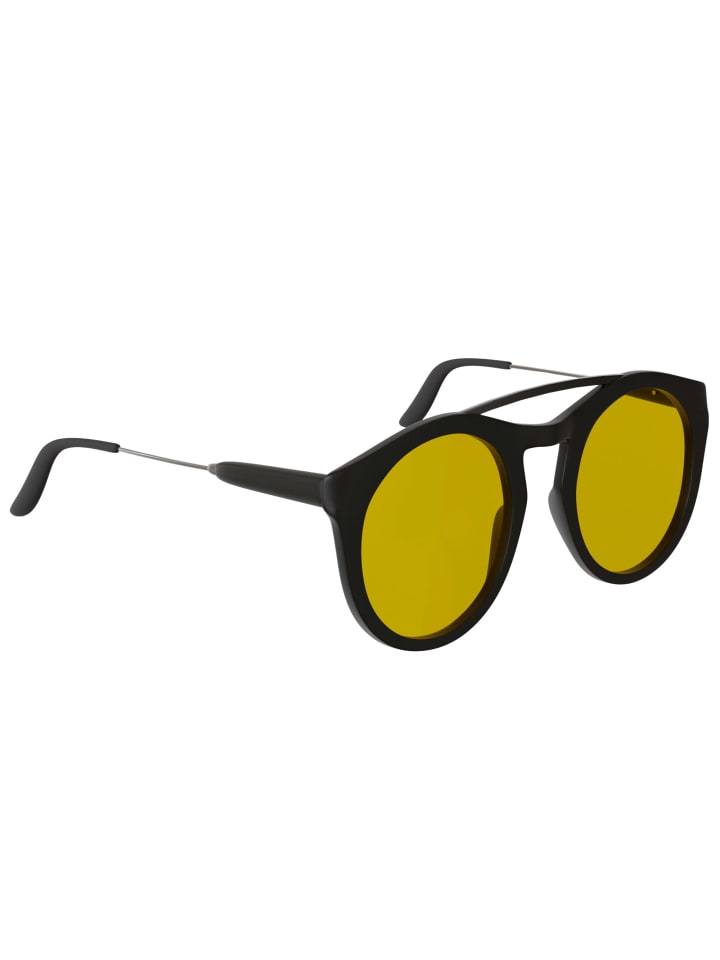 Sonnenbrille in Gelb