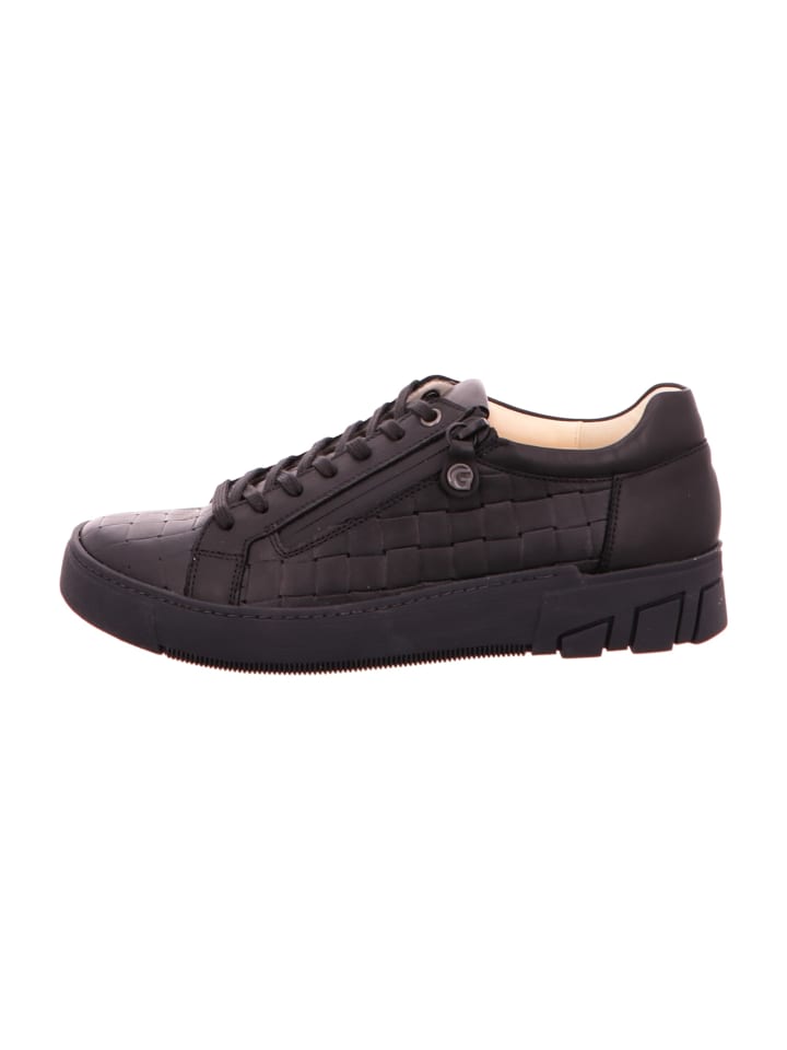 Komfort Schnürschuhe in Schwarz