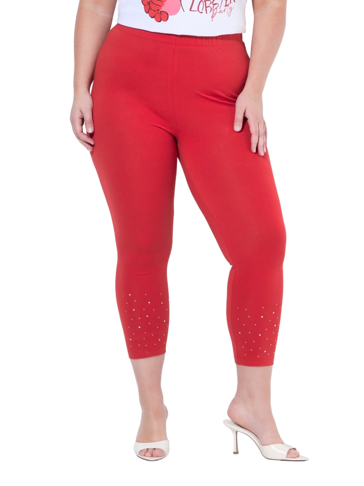 Leggings in rot