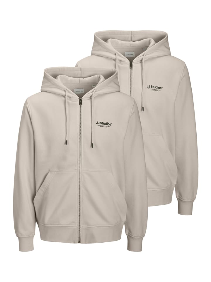 Sweatjacke / Hoodie Soho in Grau