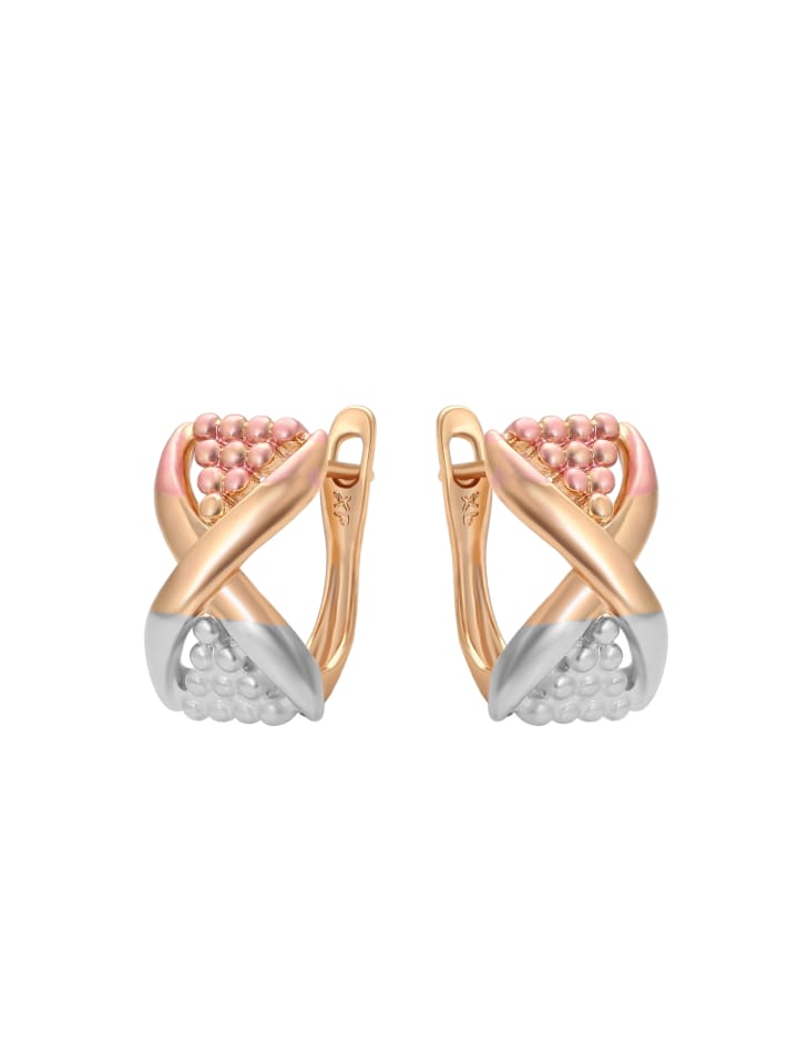 Women Drop Earrings in Rose Gold