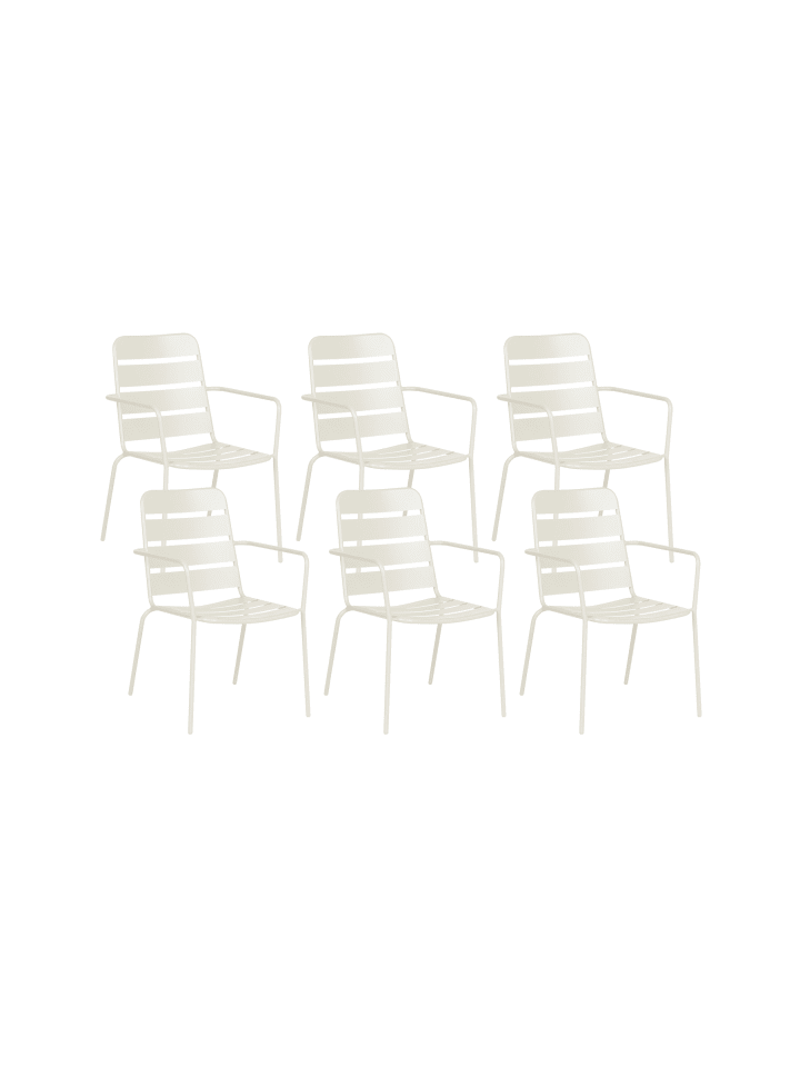 6er-Set Gartenstuhl TERENZO in Beige