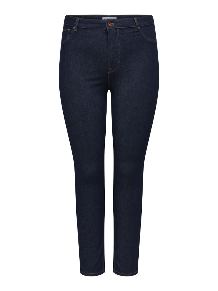 Skinny Jeans in Dark Blue Denim