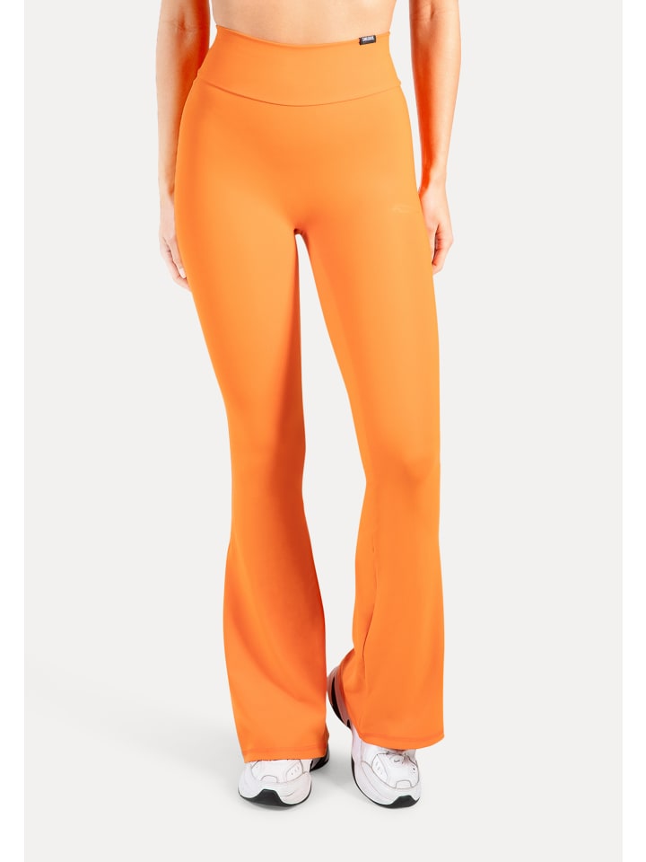 Schlagleggings Aurica in Orange