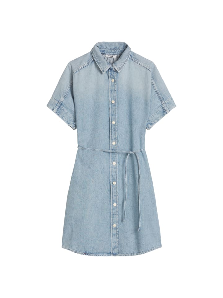 Hemdblusenkleid relaxed in Light Blue