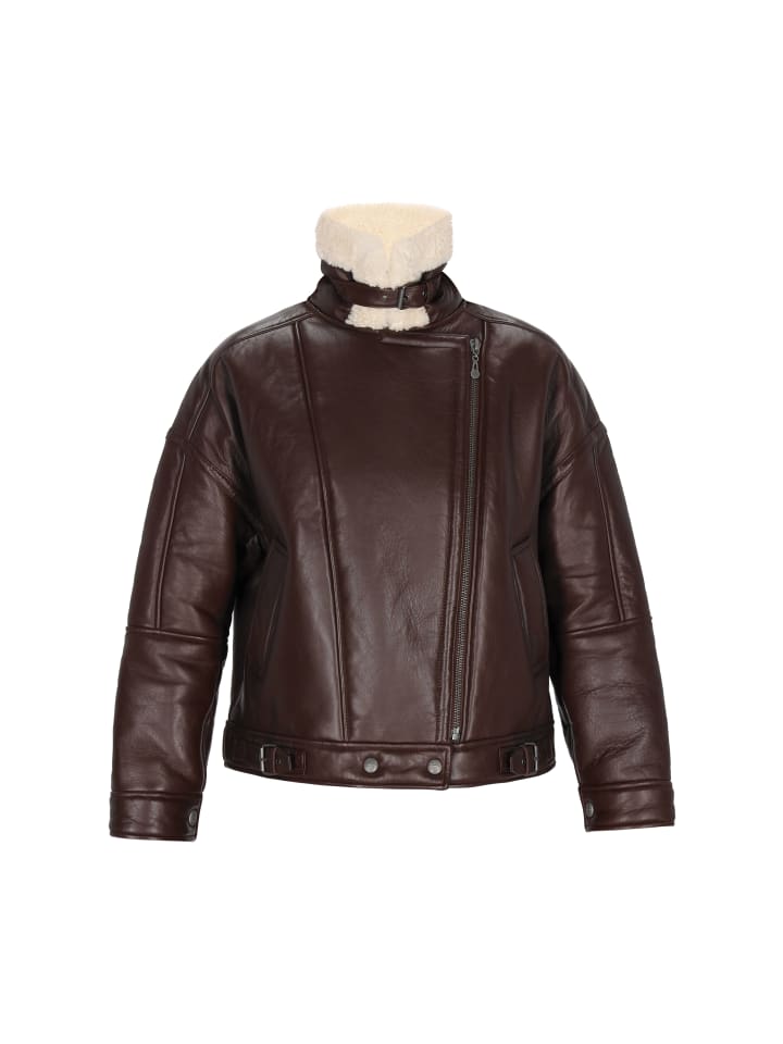Women Jacket in coffee brown