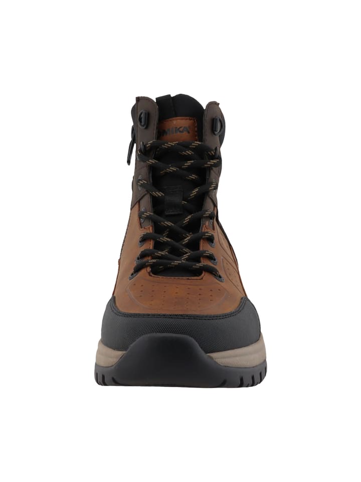 Short Boots in black/nuts