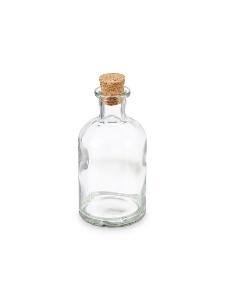 16 x Dekogläser in Transparent/ Natur - 125 ml