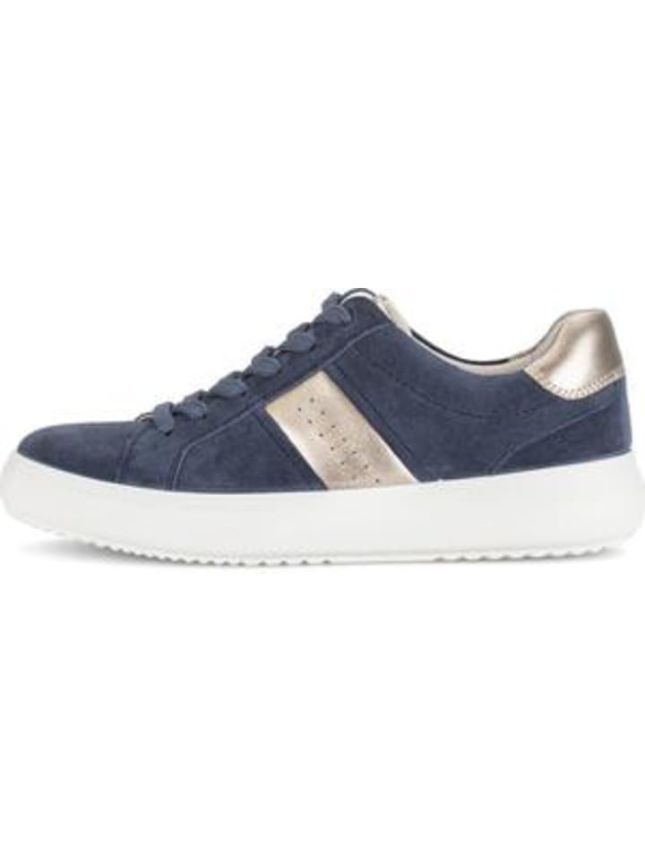 Schnürschuh in blau
