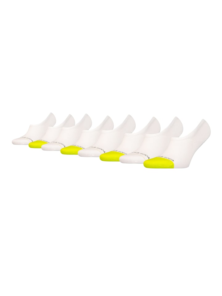 Socken SCSO Dip Toe FOOTIE Socks 8P in White