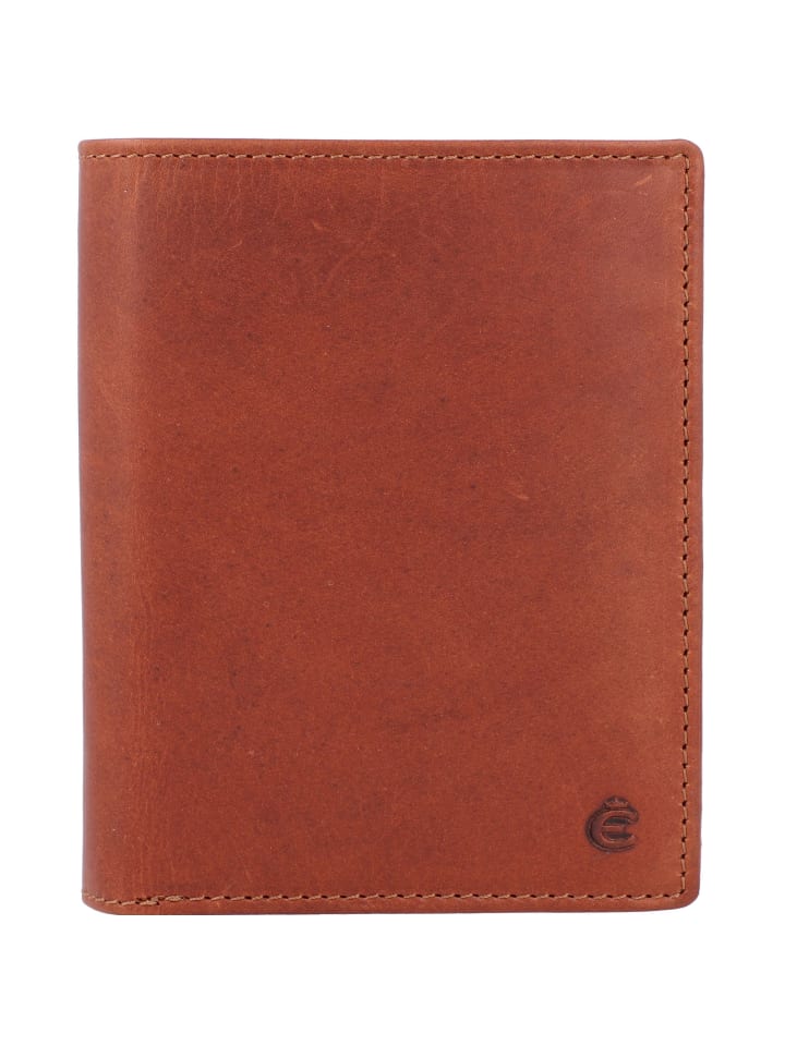 Dallas Geldbörse RFID Schutz Leder 11 cm braun