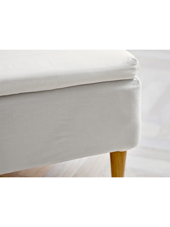 Topper Spannbettlaken Calm in Offwhite