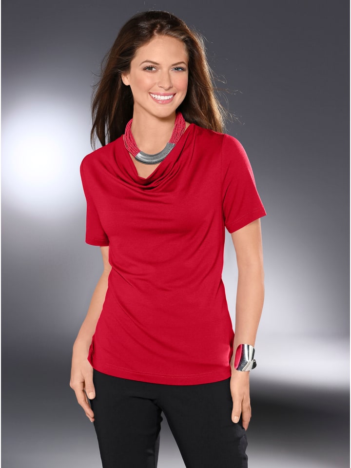 Kurzarm-Shirt in rot
