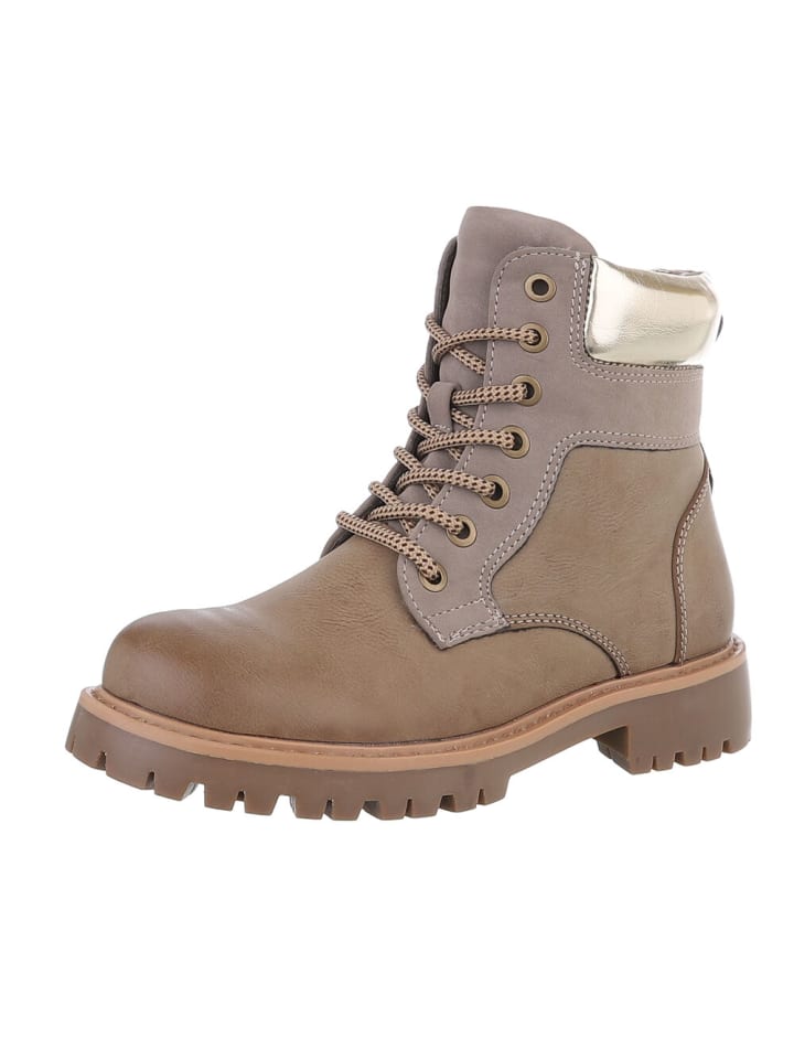 Stiefelette in Hellbraun