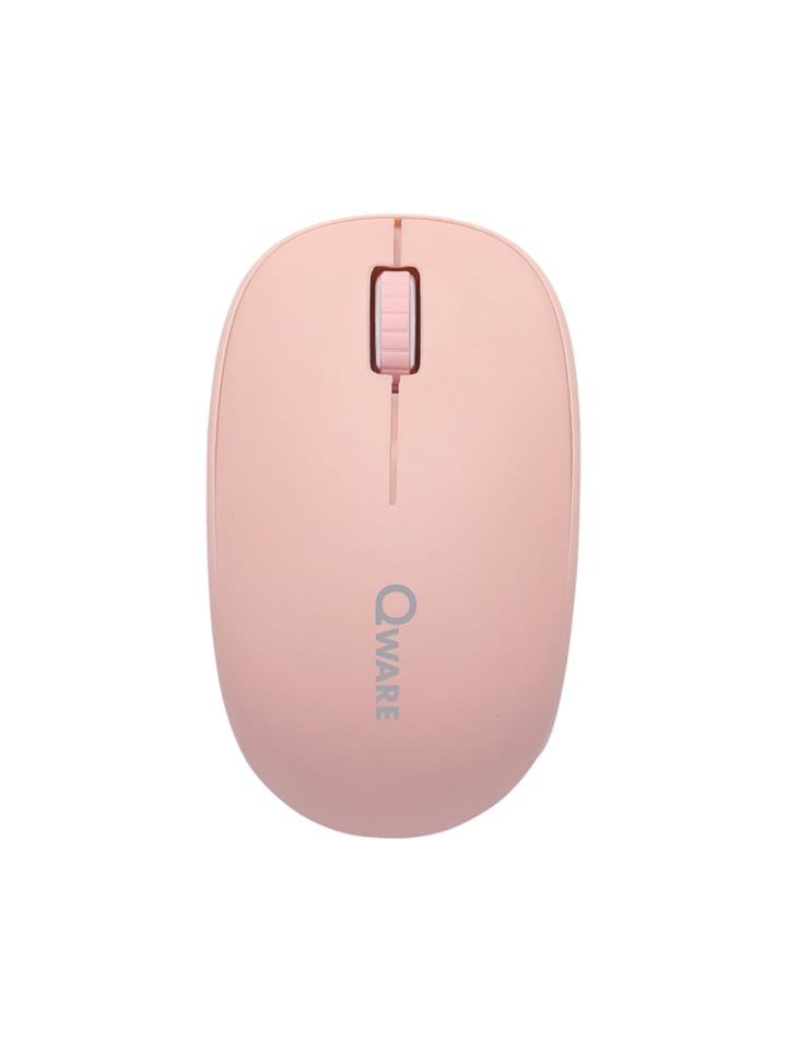 Qware Wireless Maus Bristol – Kabellose Office-Maus für PC & in Schwarz