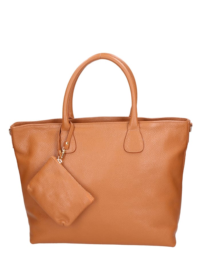 Schultertasche in DARK LEATHER