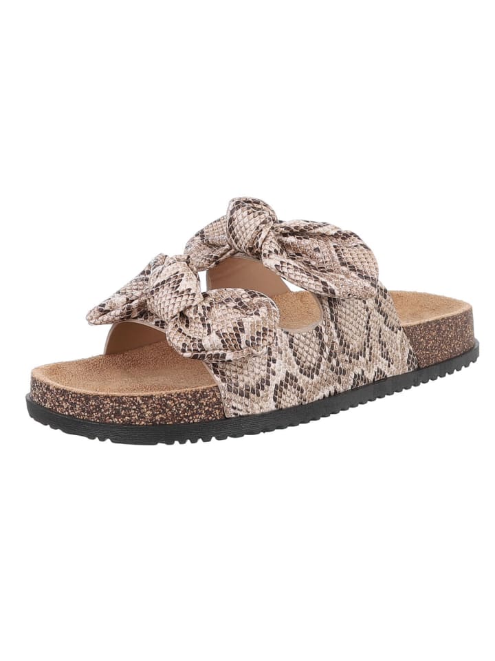Sandale & Sandalette in Beige und Braun