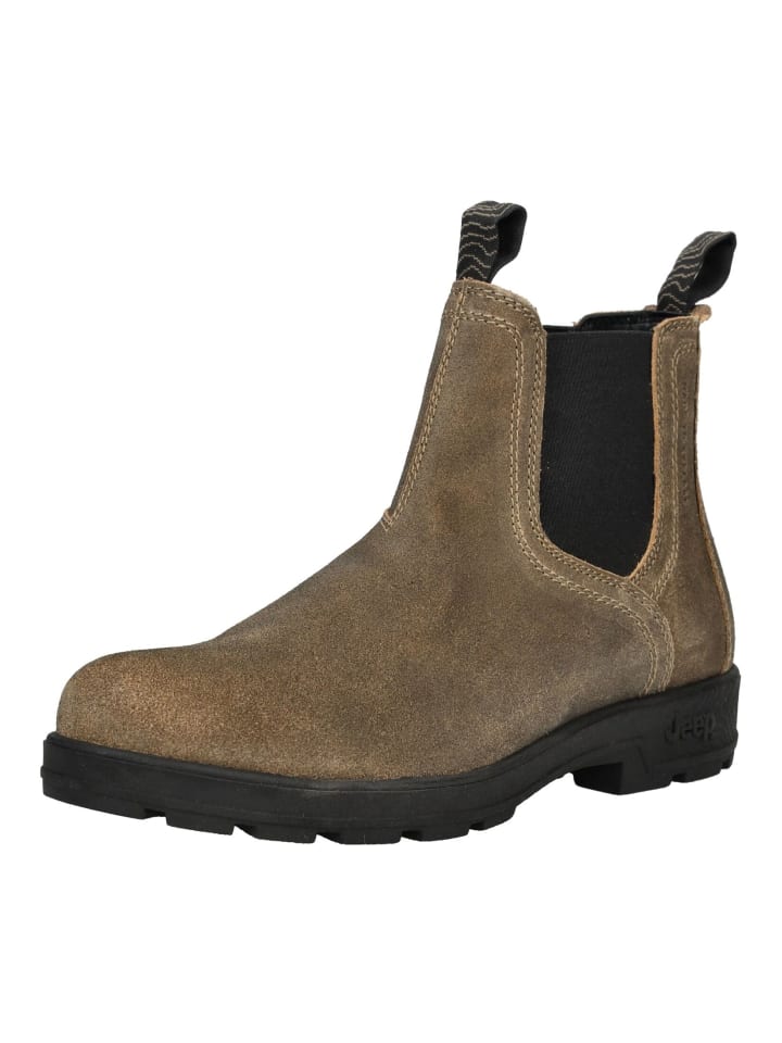 Stiefelette Taupe
