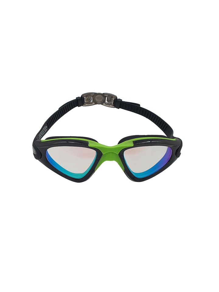 Schwimmbrille CALAIS MIRROR in schwarz-grün