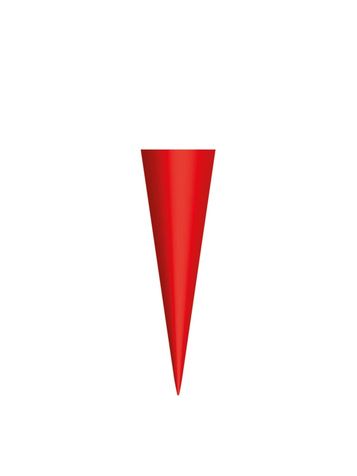 Schultüten-Rohling klein 35 cm in Rot
