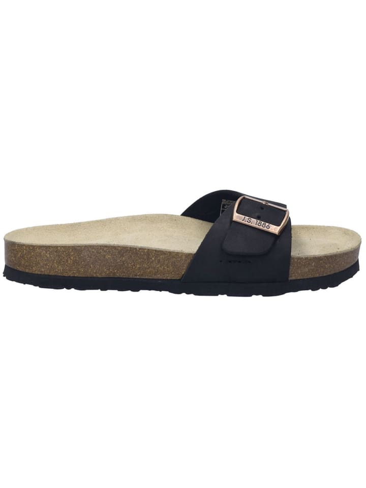 Ballerina / Spangenschuh in schwarz
