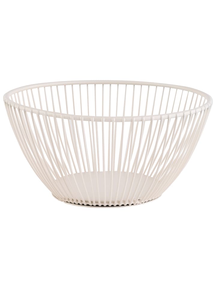 Korb in whisper white, Ø 17,5 cm, H: 8 cm
