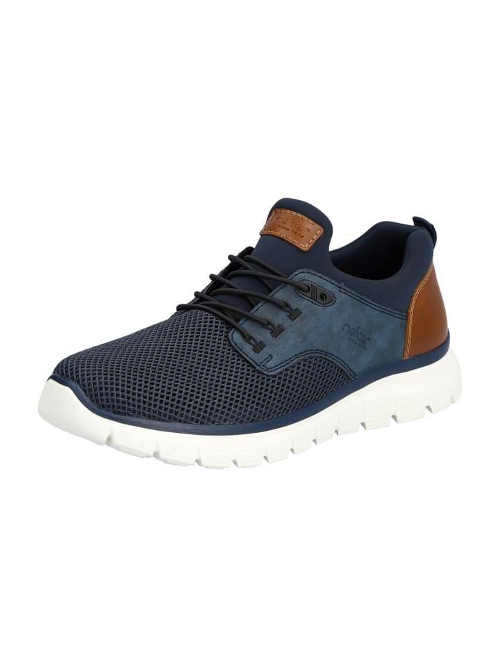 Sportliche Schnürschuhe in Blau