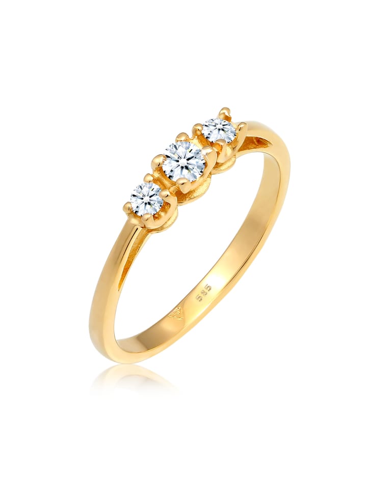 Ring 585 Gelbgold Verlobungsring in Gold