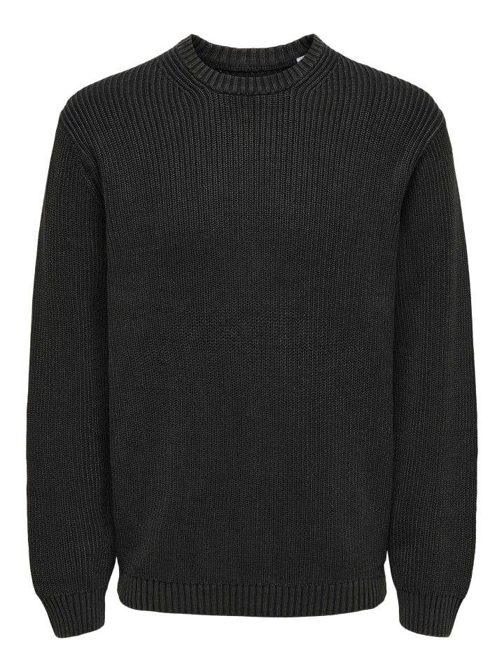 Strickpullover in Black 1
