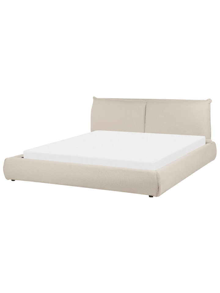 10-tlg Doppelbett VINAY in Beige