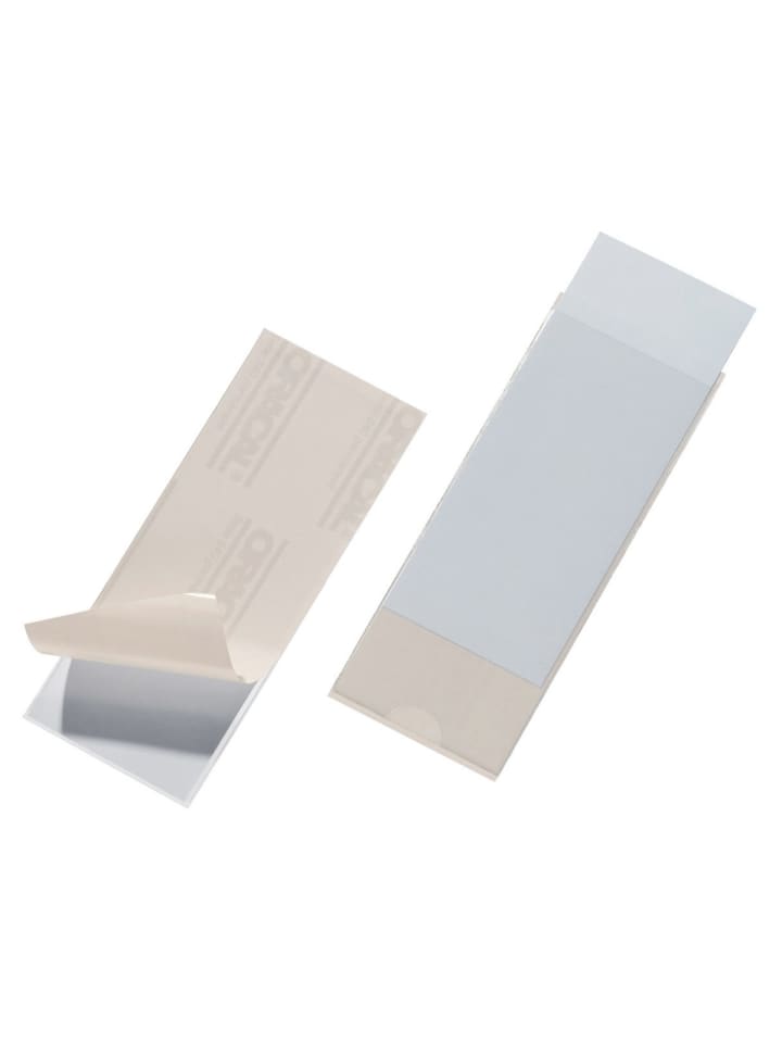 Selbstklebetasche Pocketfix 150x60mm transparent Packung mit 10 Stück