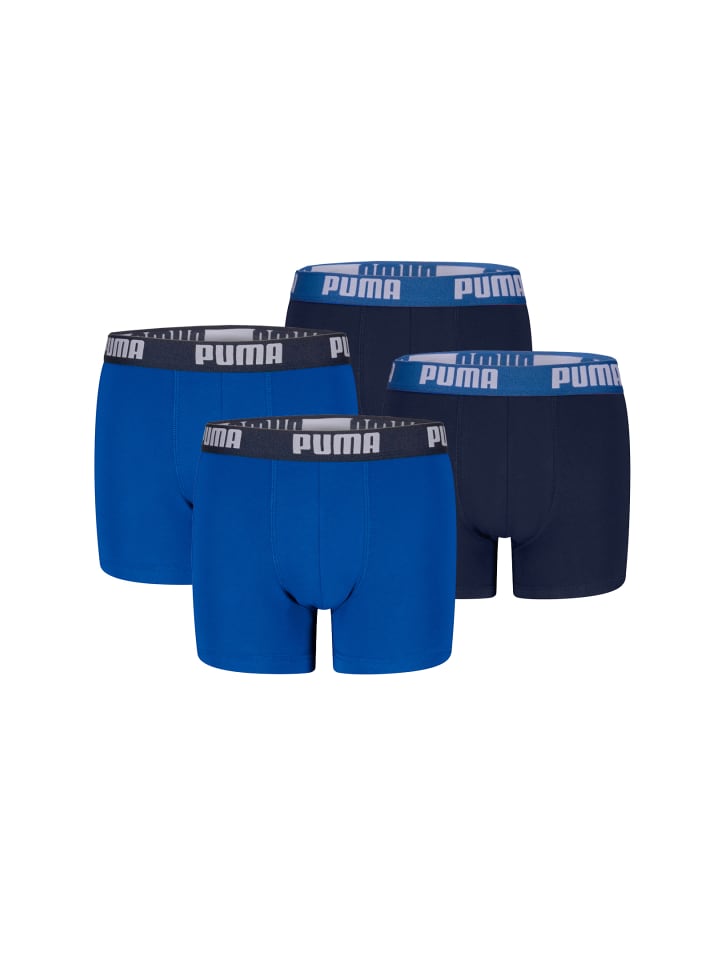 Boxershorts BOYS EVERYDAY BASIC BOXER 4P in Navy / Blue