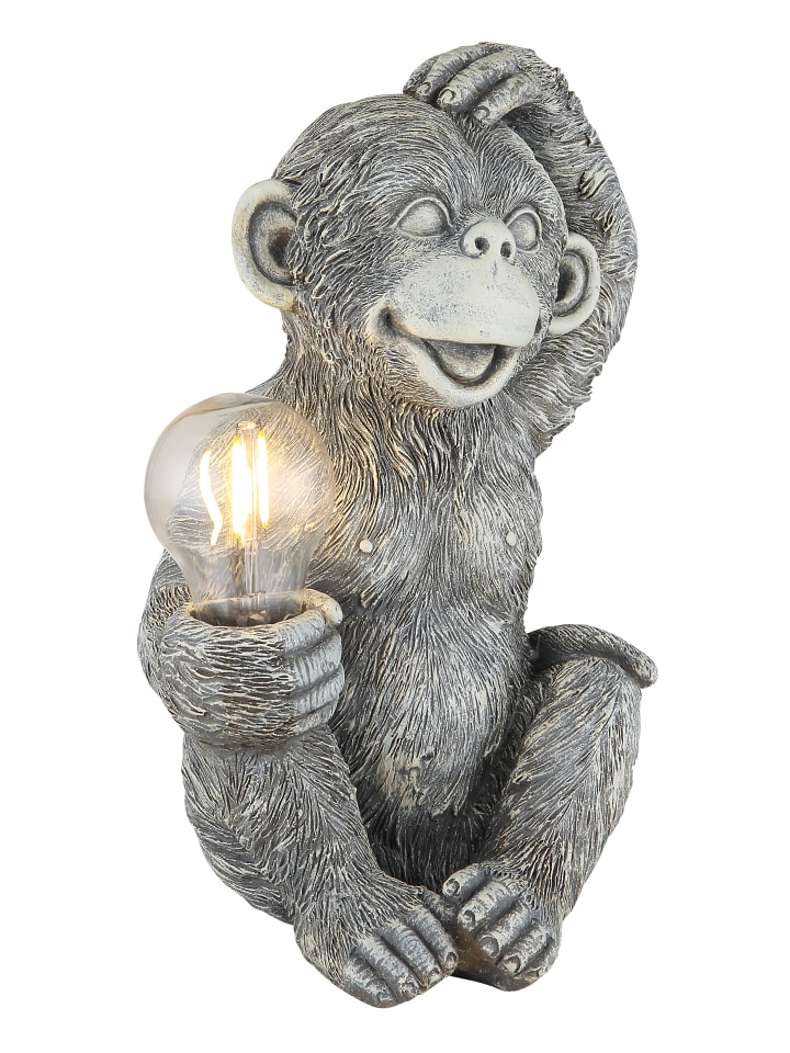 Solarleuchte "SOLARLEUCHTE KUNSTSTOFF GRAU, 1XLED" in gray
