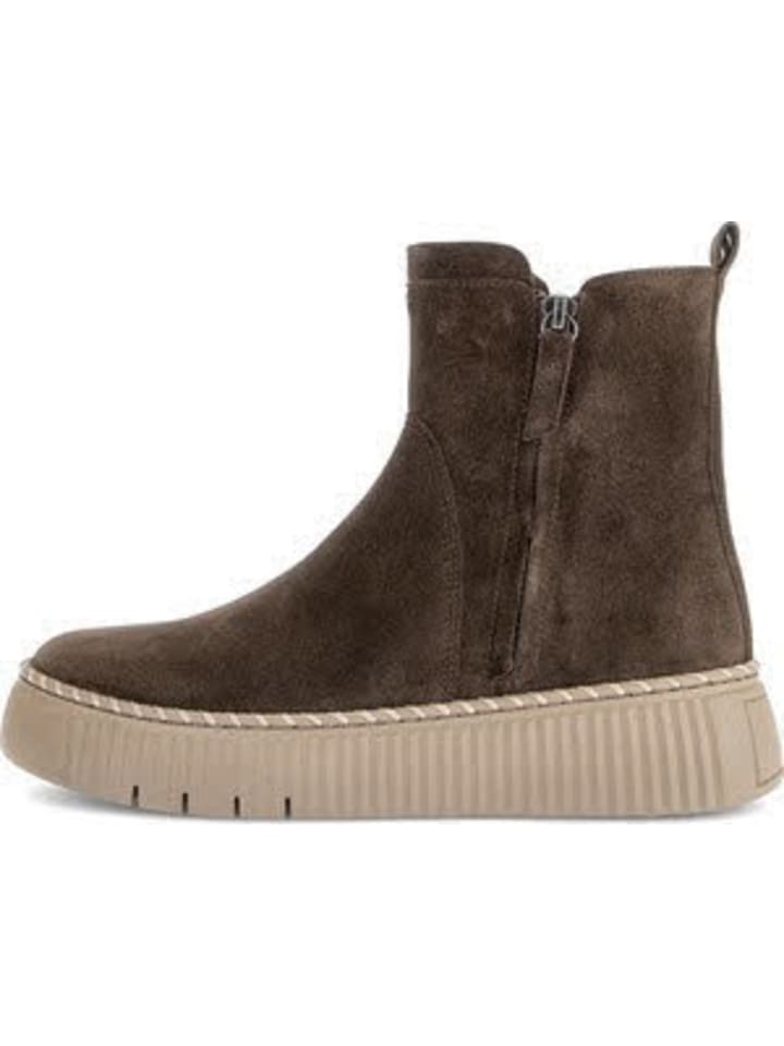 Damen Stiefel/Boots ungefüttert sportliche Stiefeletten F in braun