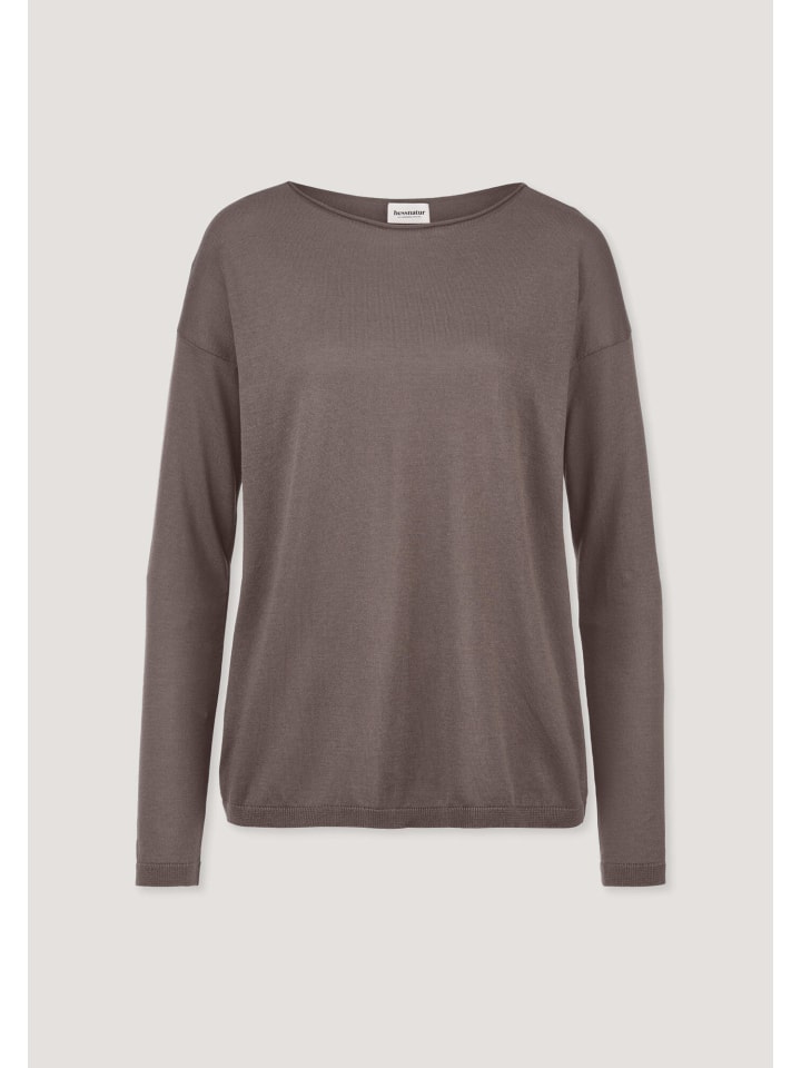 Strick Pullover in mocca