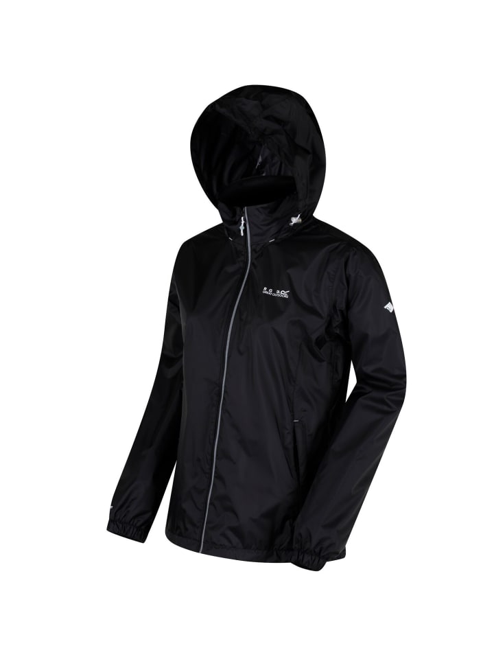 Corinne IV Jacke Wasserdicht mit Kapuze in schwarz