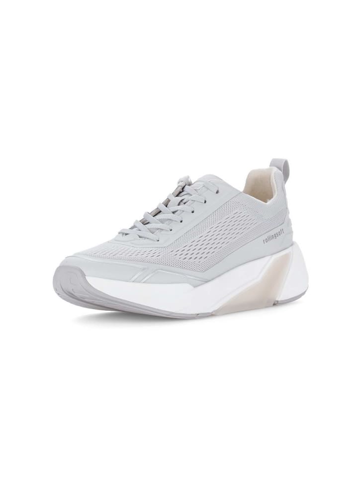 Sportlicher Schnürschuh in grau