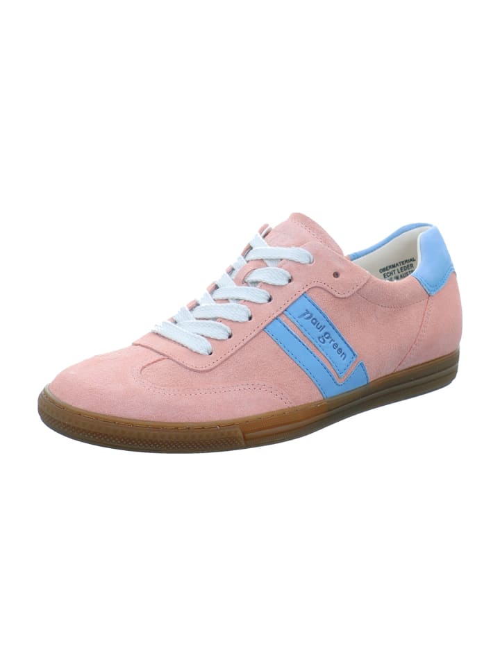 Sportliche Schnürschuhe in Rosa