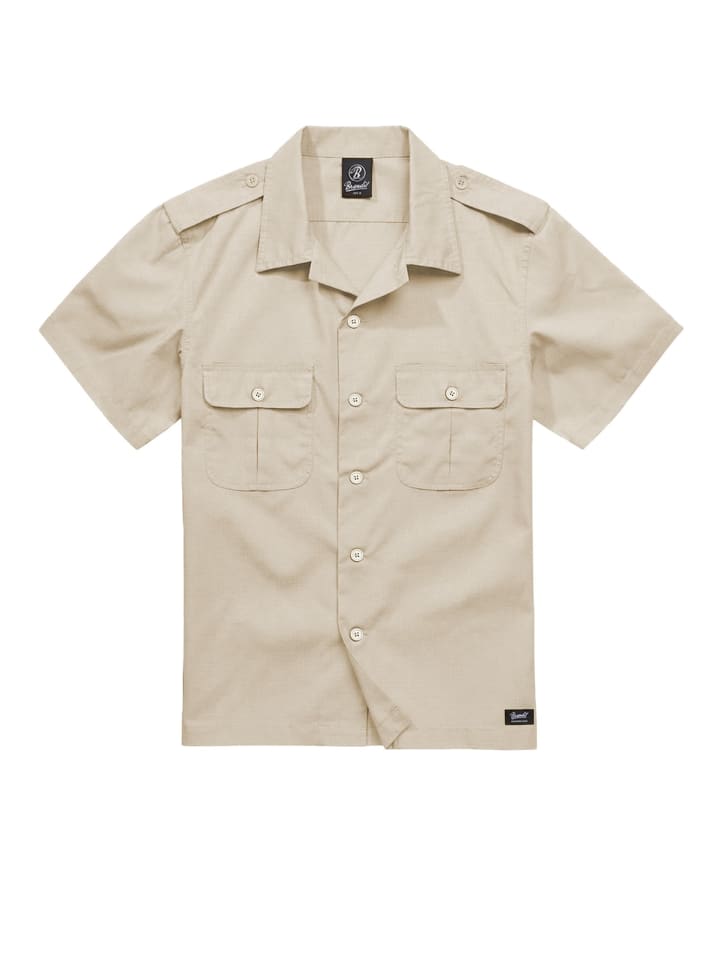 Short Sleeve Shirt in beige